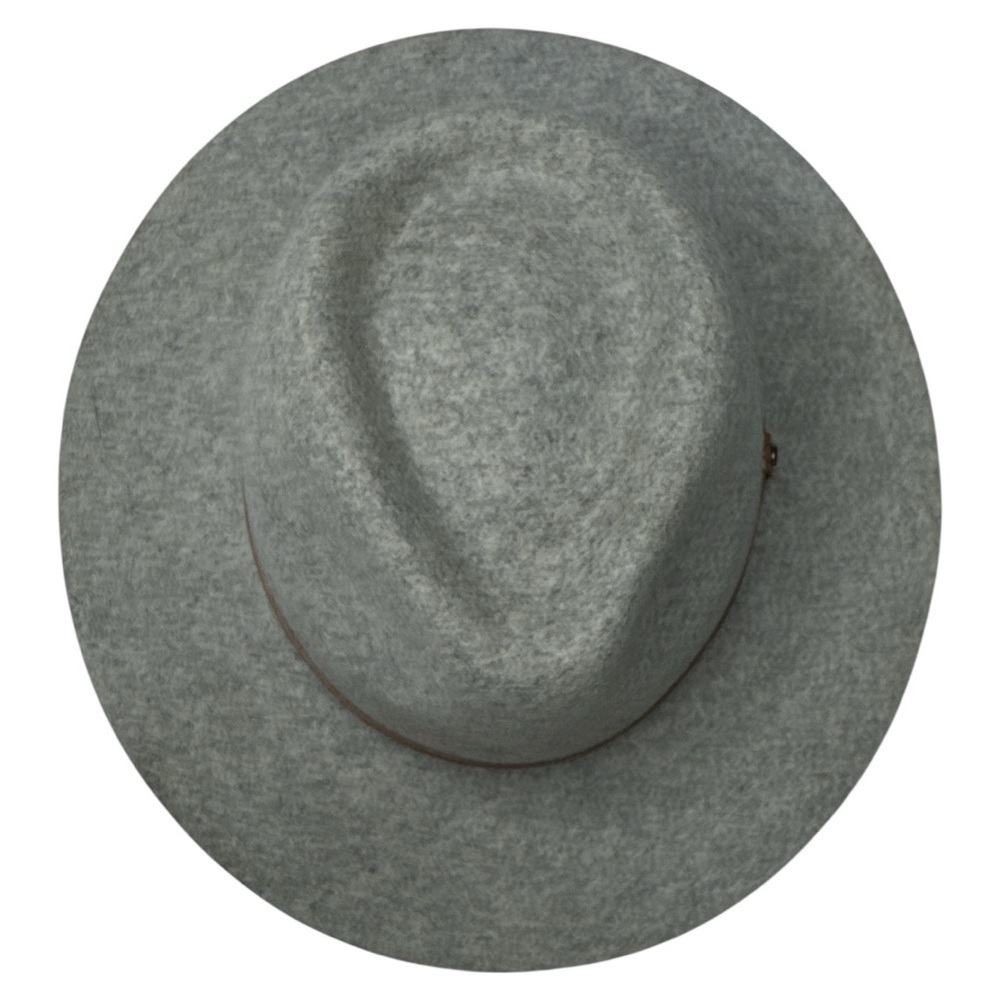 Kooringal Wool Felt Gray Kallie Safari Fedora Hat OS - Picture 5 of 13
